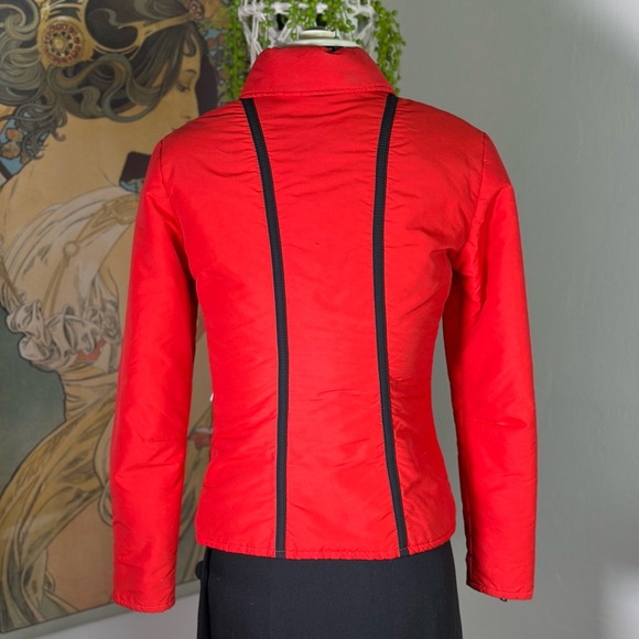 Women’s Anba of Austria Vintage Snow Ski Jacket w/ Flower Detail Made In Austria - Picture 4 of 14